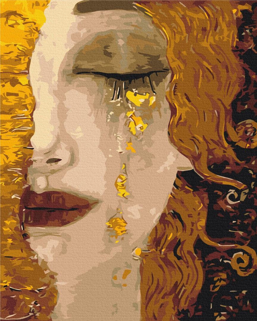 Maalaa numeroin Paint by numbers Golden tears. Anne-Marie Zilberman