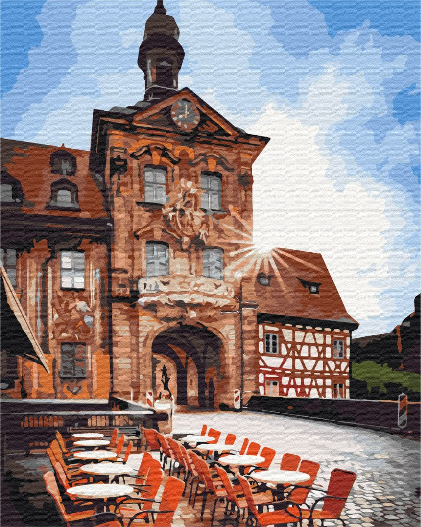Maalaa numeroin Paint by numbers Bamberg Old Town Hall