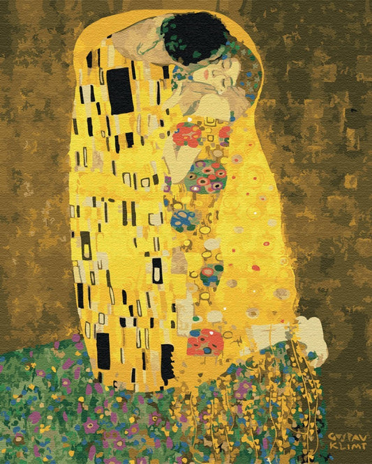 Maalaa numeroin Paint by numbers « Kiss» Gustav Klimt