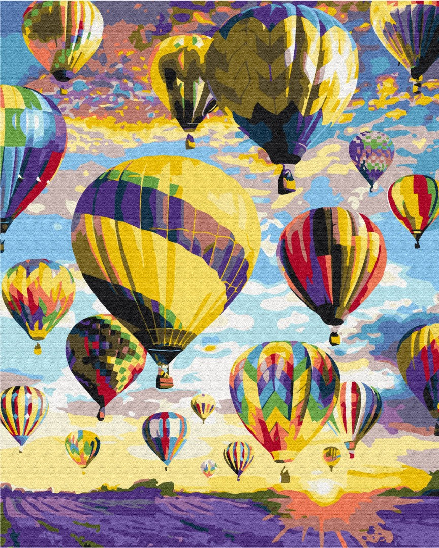 Maalaa numeroin Paint by numbers Dreams in the sky