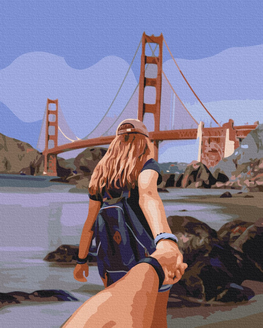 Maalaa numeroin Paint by numbers Follow me San Francisco