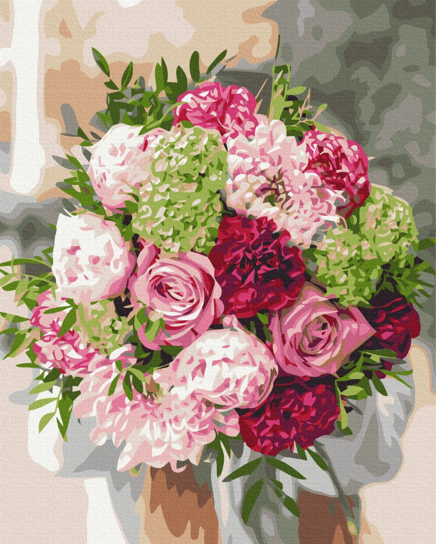 Maalaa numeroin Paint by numbers Favorite bouquet