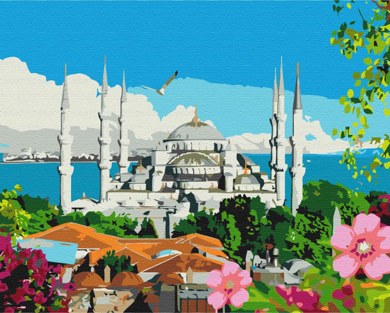 Maalaa numeroin Paint by numbers Summer Istanbul