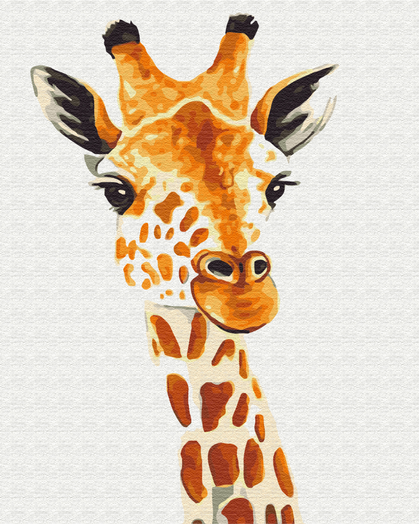 Maalaa numeroin Paint by numbers Giraffe