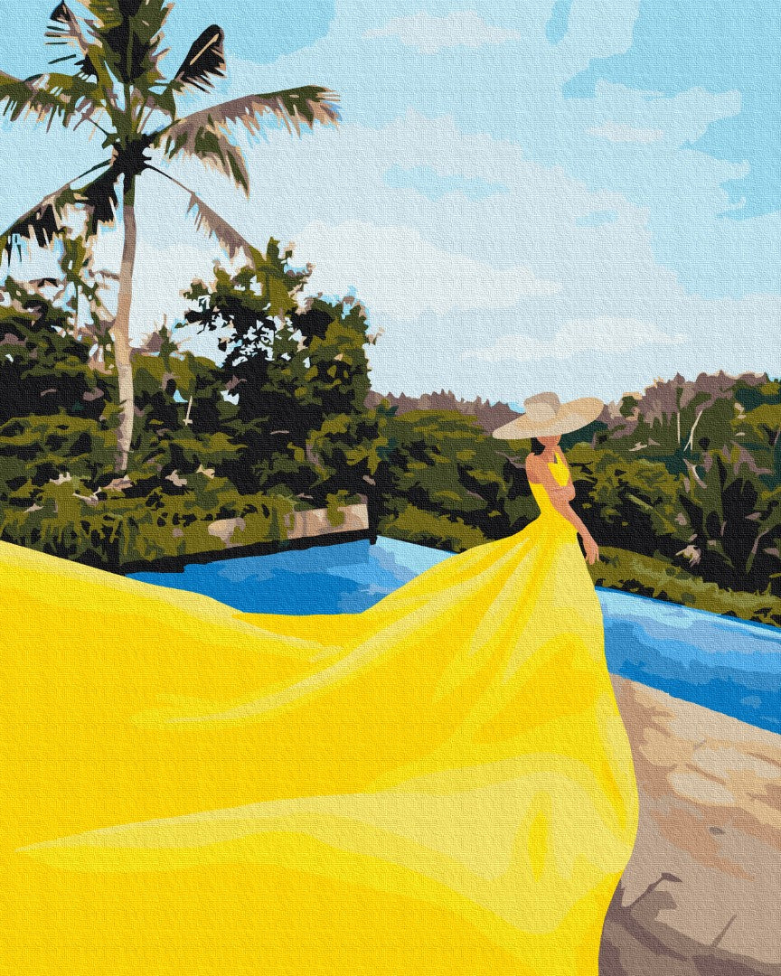 Maalaa numeroin Paint by numbers Dreamy vacation