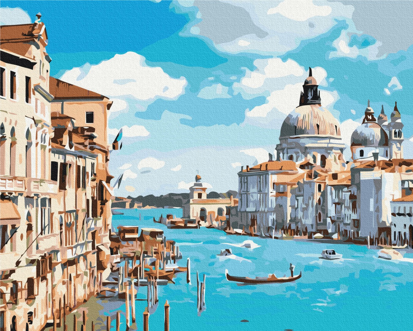 Maalaa numeroin Paint by numbers A walk through Venice