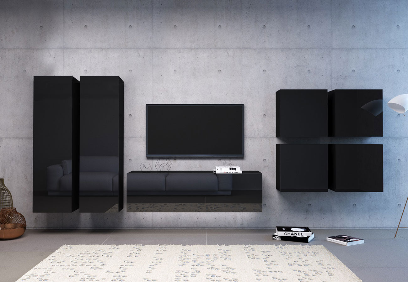 Fino Kalustesarja Musta Gloss