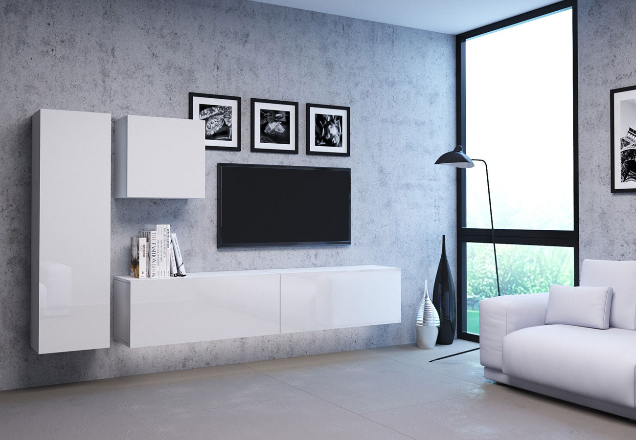 Fino Kalustesarja Valkoinen Säilytyskokonaisuus