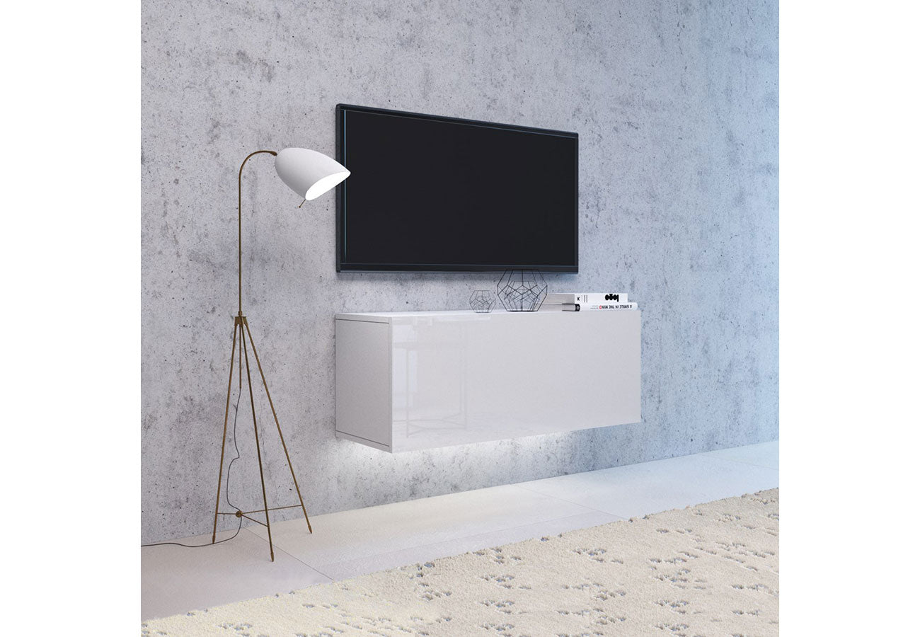 Fino Valkoinen Tv-taso 100cm