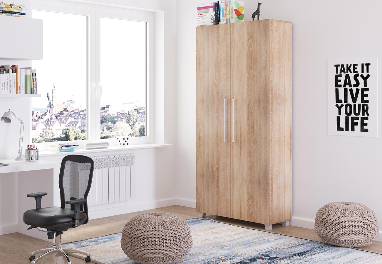 Kaappisänky Ted 90cm Sonoma Tammi