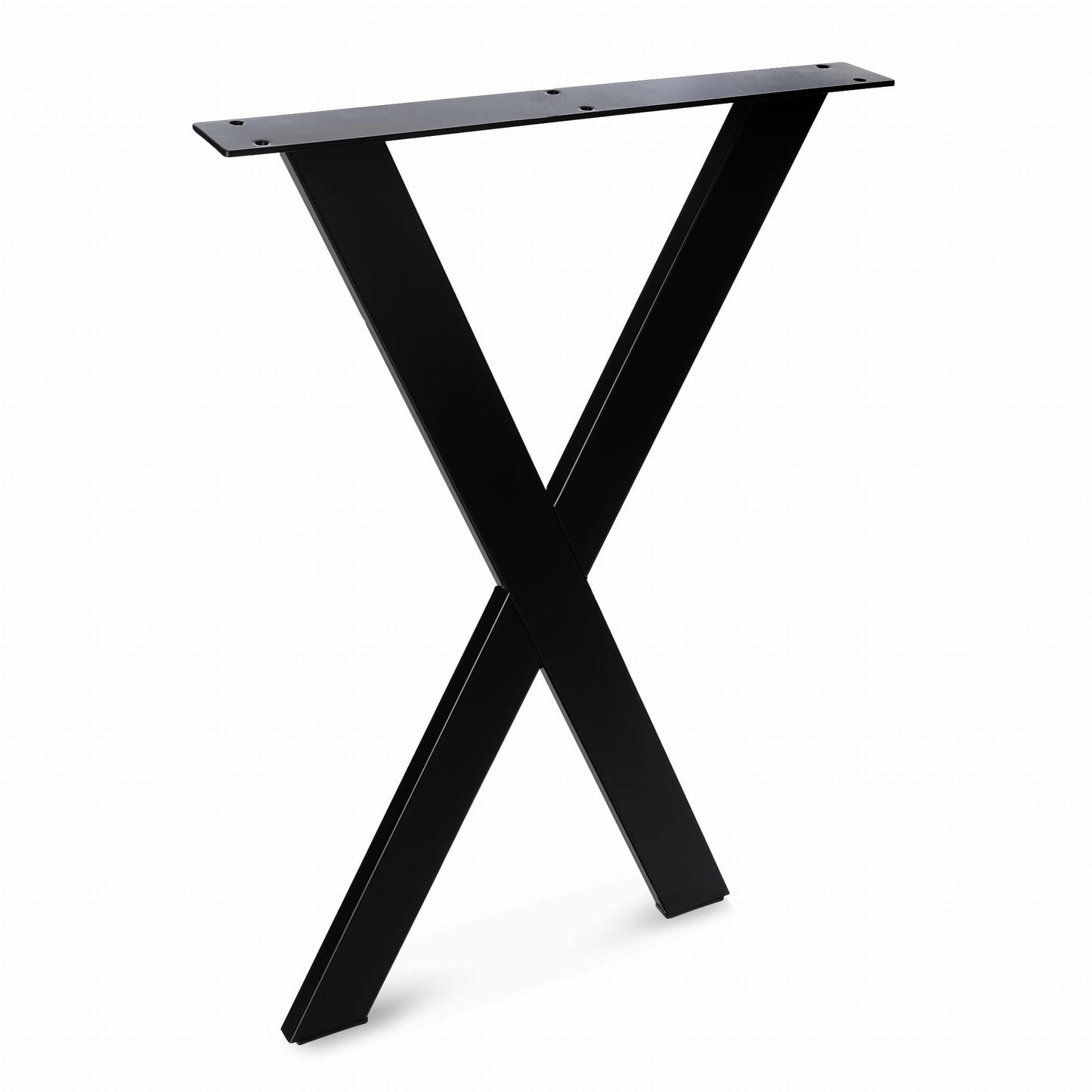 Metallinen Pöydänjalka X 60x20 Musta