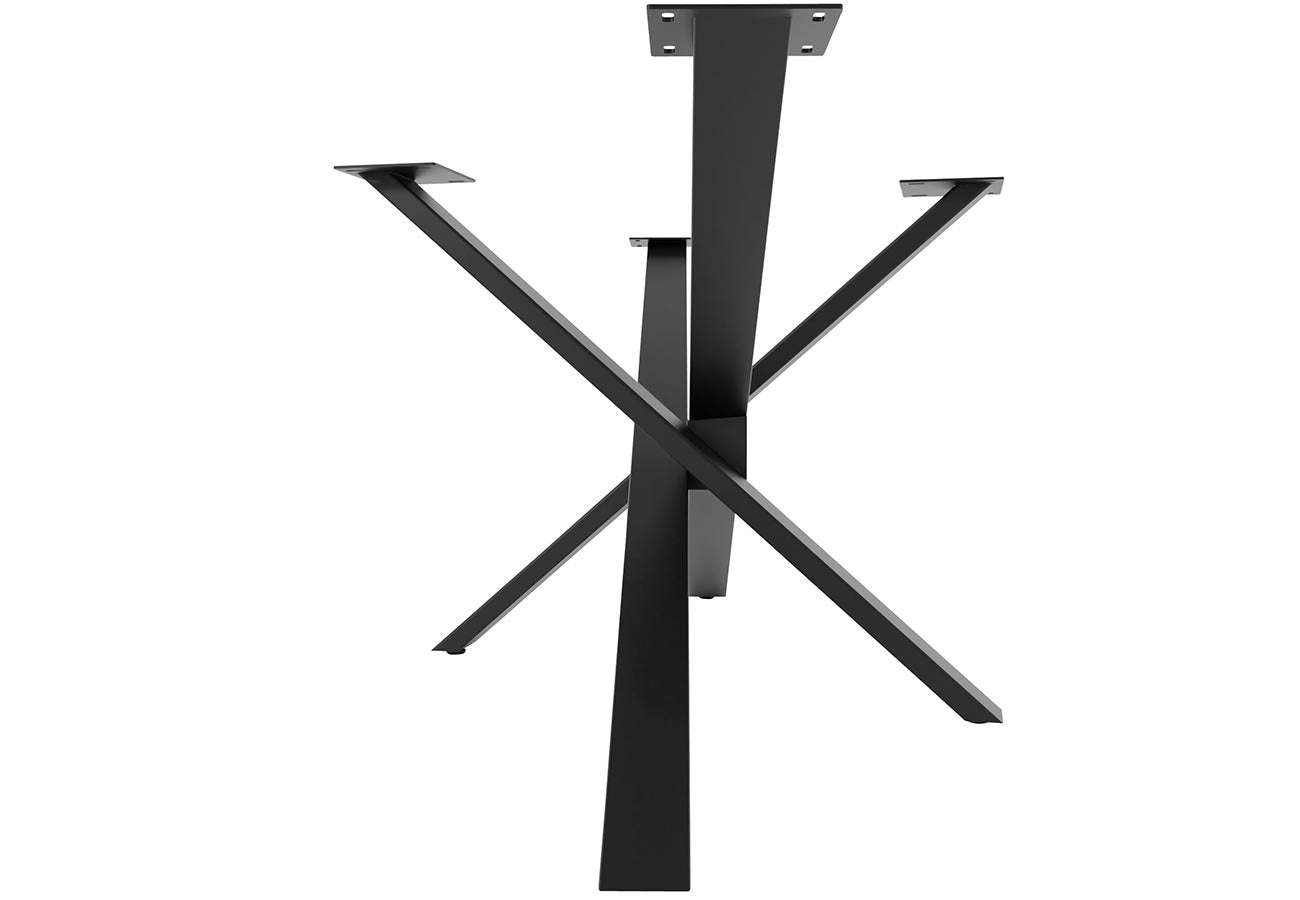 Metallinen pöydänjalka musta 160 cm