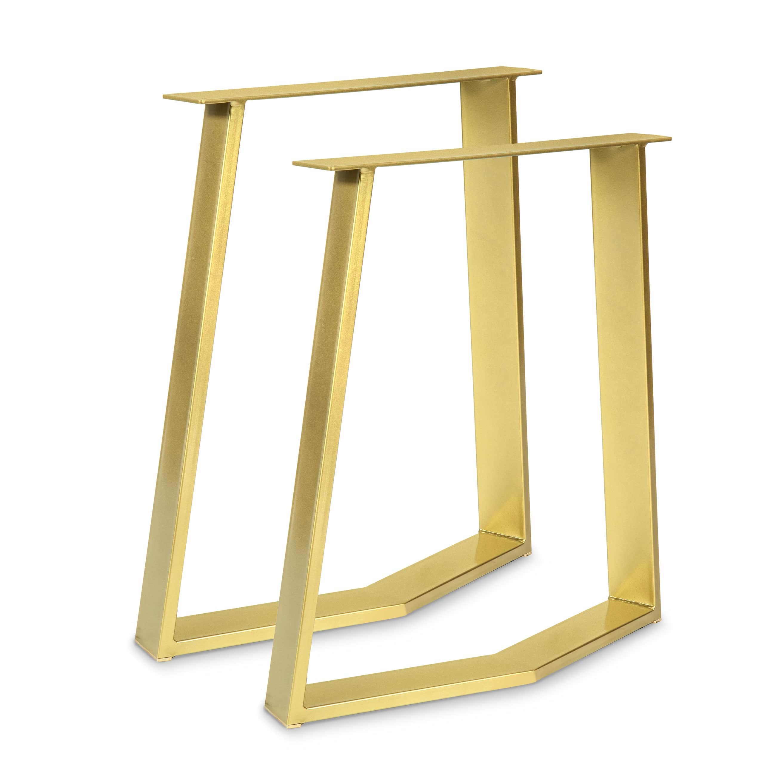 Metallinen Pöydänjalka Ofix 2kpl Kultainen 72cm