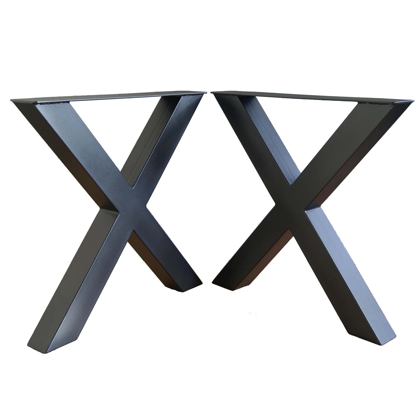 Pöydänjalat X -malli metalliset 80x80 mm