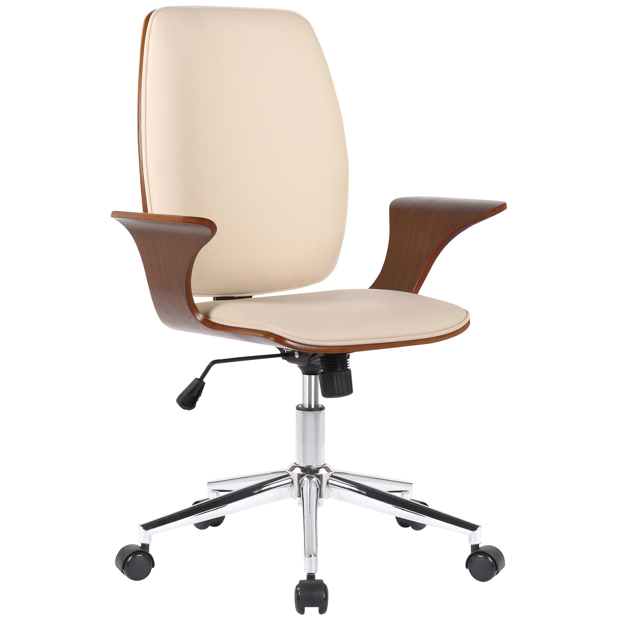 Työtuoli Burma Walnut Creme