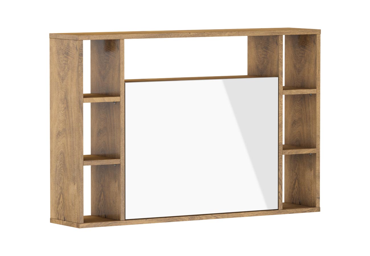 Vanda työpöytä kirjahylly tammi