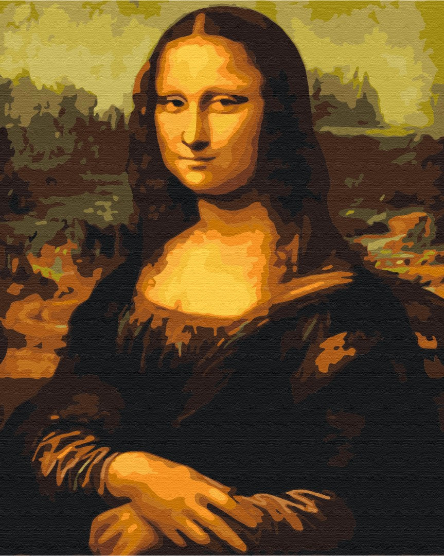 Maalaa numeroin Paint by numbers Mona Lisa