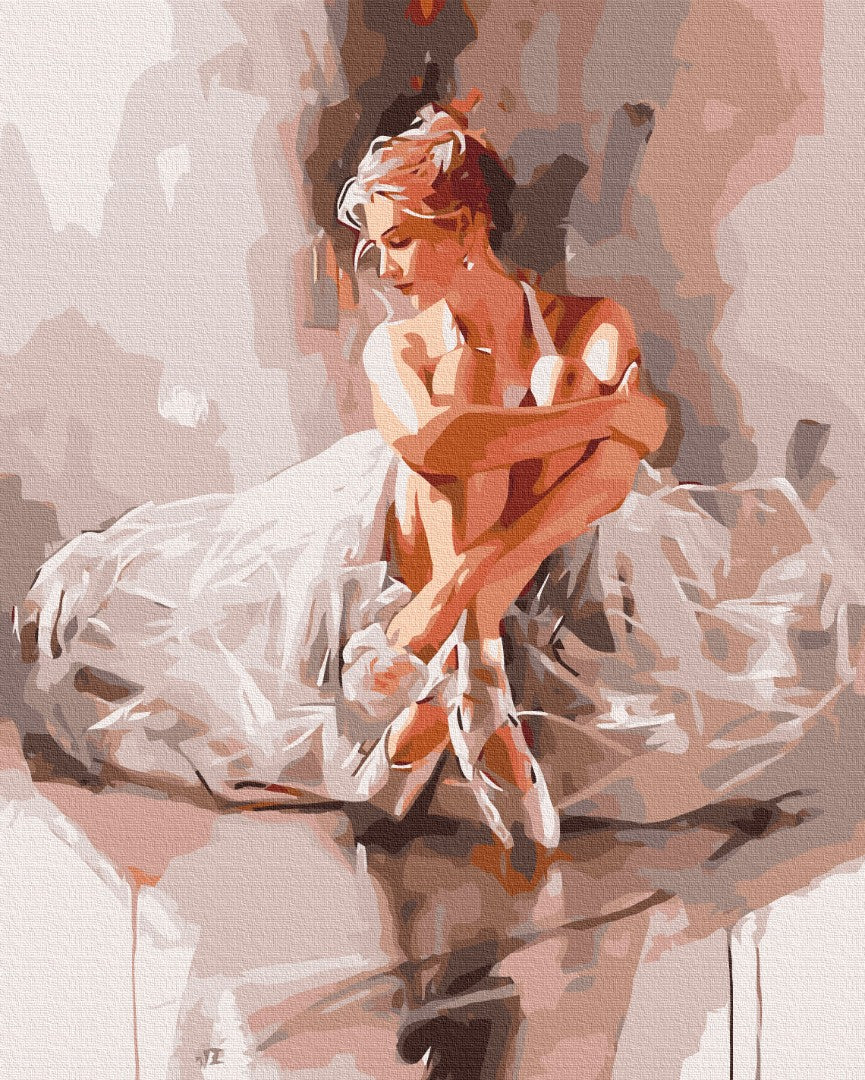 Maalaa numeroin Paint by numbers Ballerina in a cloud of tenderness