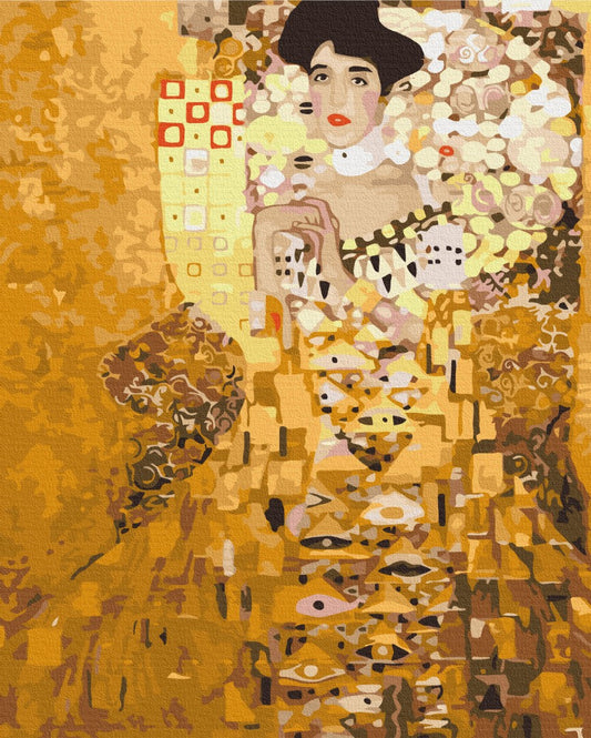 Maalaa numeroin Paint by numbers Portrait of Adele Bloch-Bauer I. Gustav Klimt