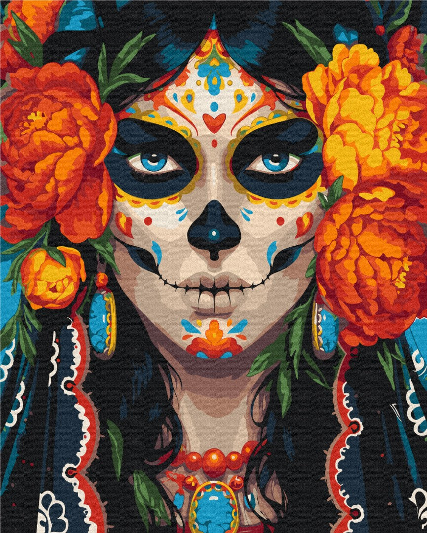 Maalaa numeroin Paint by numbers Mexico in her eyes