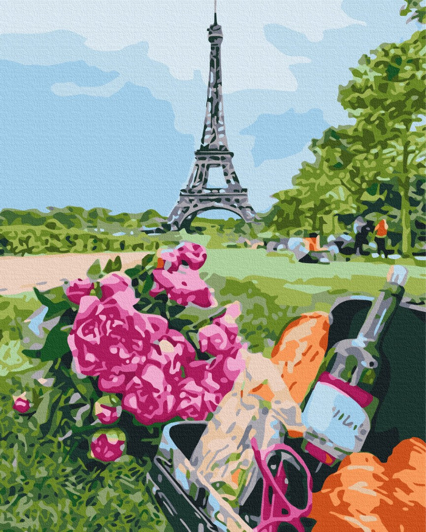 Maalaa numeroin Paint by numbers Picnic on the Champs Elysees