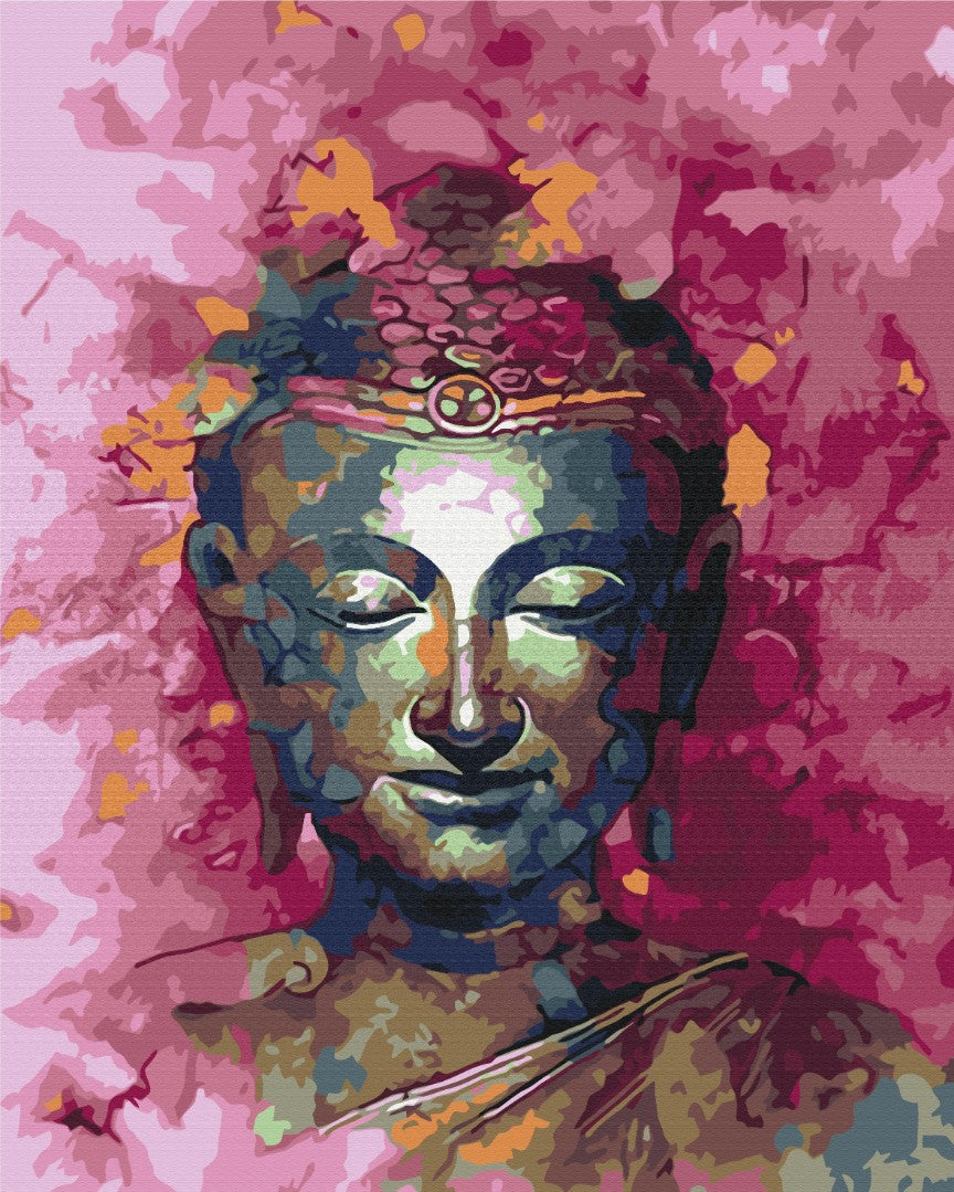 Maalaa numeroin Paint by numbers Buddha