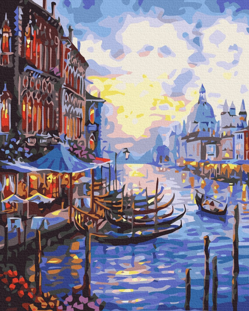 Maalaa numeroin Paint by numbers Beautiful Venice