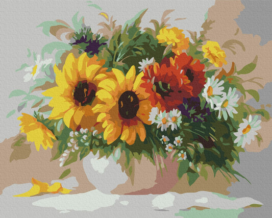 Maalaa numeroin Paint by numbers Sunny still life